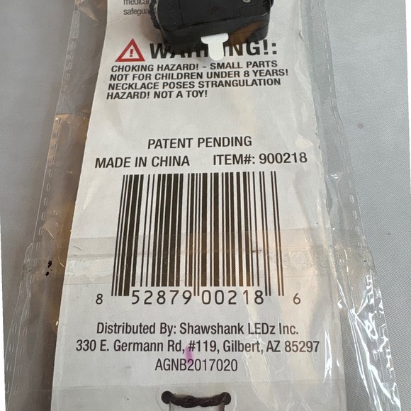 Seasons Holiday Flashing Necklace Mini Bulbs 8 LED 3 Modes‎ Batteries Christmas - Picture 6 of 8